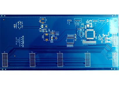 Double-sided blue mechanical equipment main PCB board
