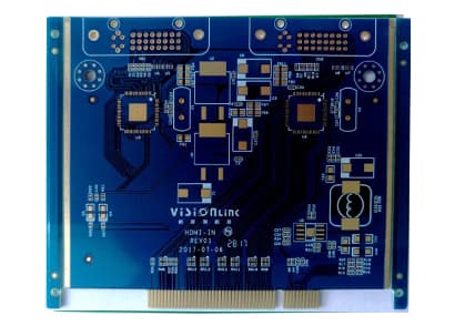 Six-layer Immersion Gold + Gold Finger Gold-plated PCB Board